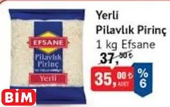 EFSANE YERLİ PİLAVLIK PİRİNÇ EFSANE YERLİ PİLAVLIK PİRİNÇ